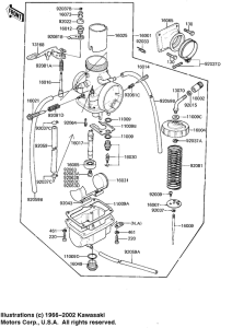KDX175 Carburetor assy