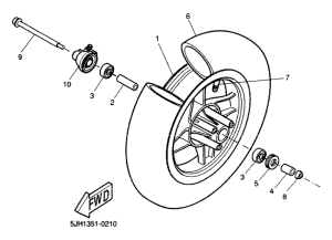 EW50 Переднее колесо