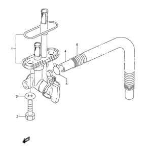 DR250 Топливный кран