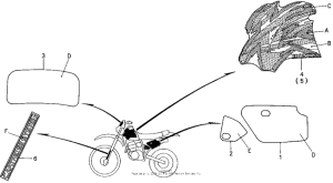 XR250R Наклейки