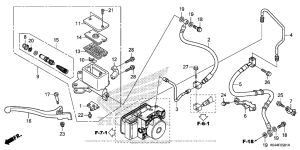 NSS300 (ABS) Front Brake Master Cylinder (Nss300A)