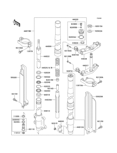 KLX300R Front fork(1 / 2)