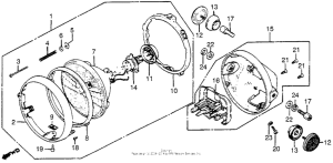 GL1100 Gl1100 headlight