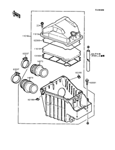 KR250 Воздушный фильтр