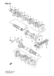 GS500 Трансмиссия