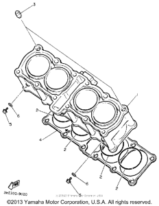 FZR600RAC Цилиндры