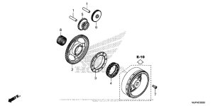 CRF1000D (ABS) Муфта стартера