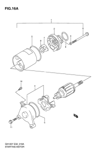 GN125 Стартерный мотор