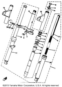 LB50PJ Передняя вилка