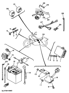 XV250S Электрика 1