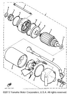 XJ650J Стартер