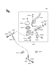BJ250 Главный тормозной цилиндр