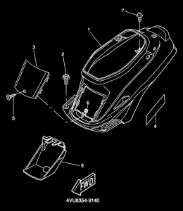CW50 Боковые обтекатели