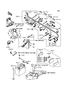 ZX600 Электрика