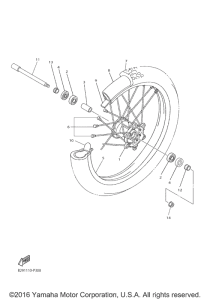  Переднее колесо