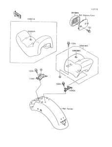 VN1500 Сиденье
