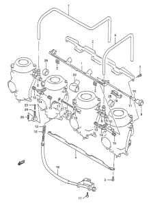 GSX-R750 Carburetor fittings