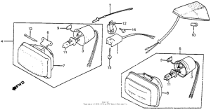 XR350R Headlight unit