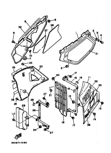 DT200R DT200RA Боковая крышка