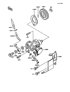KMX200 Масляный насос