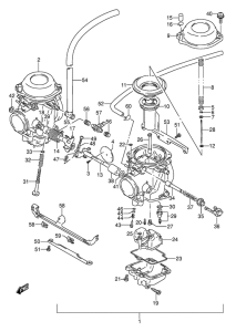 GS500 Carburetor assy
