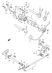 VX800 Переключение передач