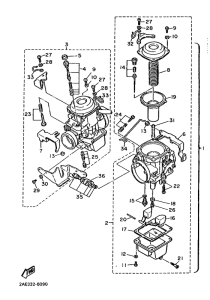XV1000SE Карбюратор