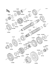 ZX636 Трансмиссия