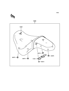 VN900 Сиденье