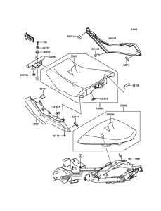 EX650 Сиденье