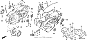 CR500R Картер двигателя