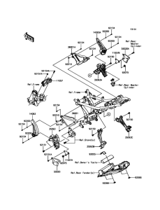 ER650 Рама ,крепежные детали