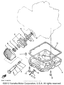 YX600W Маслянный фильтр