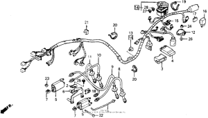 CB1000F Жгут проводов