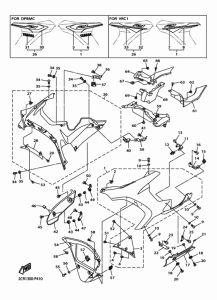 YZF-R1 Обтекатель 2