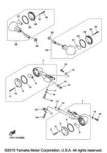 XVS950C Поворотники