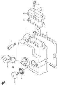 UE125 Крышка головки цилиндров