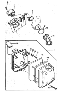 YH50 Впускная система