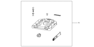 XL600V Rear base carrier