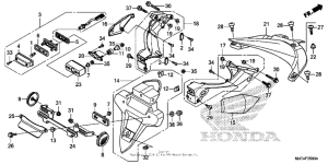 CBR600RR (ABS) Rear fender + license light