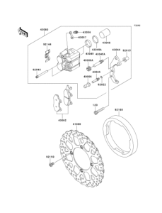  Передний тормоз