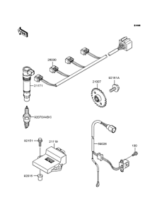 ZX900 Система зажигания