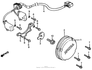 CB700SC Pulse generator + left crankcase cover