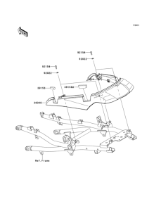 KLZ1000 Боковые обтекатели