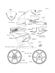 EX250 Наклейки