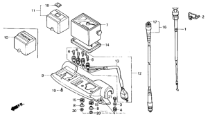 NX125 Спидометр