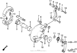 NH80 Передний тормоз
