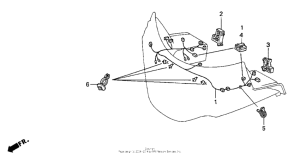GL1500SE Fairing sub harness