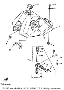 RT180D Топливный бак