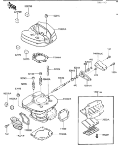  Головка блока цилиндров / цилиндр